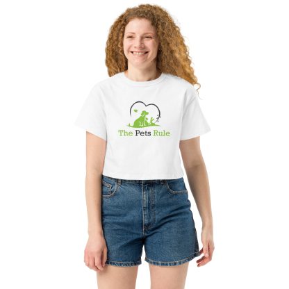 the pets rule champion crop top