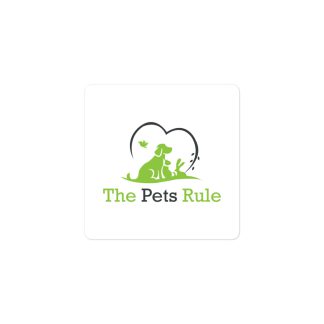 the pets rule kiss cut stickers